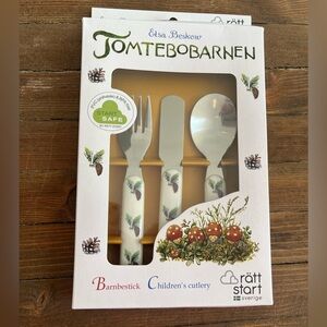 Elsa Beskow Children of the Forest 'Tomtebobarnen' Children's Cutlery Set (3pc)